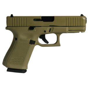 Glock 19 Gen 5 Custom "FDE" Compact Handgun 9mm Luger 15/rd Magazines (3) 4.02" Barrel USA