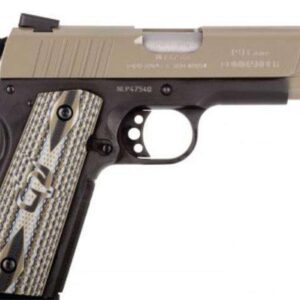 TAURUS 1911 COMMMANDER HGA 45 AUTO 4.25IN BBL 8RD BLACK/SAND CERAKOTE VZ GRIPS