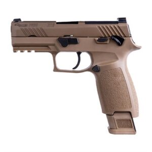 P320 M18 9MM LUGER 3.9'' BBL (1)17RD & (2)21RD STRIKER COYOTE