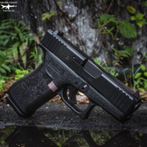 GLOCK 43X 9MM BLACK ROSE OR 10RD