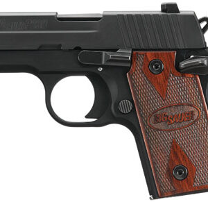 Sig Sauer 238380RG P238 Micro-Compact Rosewood 
380 ACP 2.70" 6+1 Black Hardcoat Anodized Black Nitron Stainless Steel Rosewood Grip