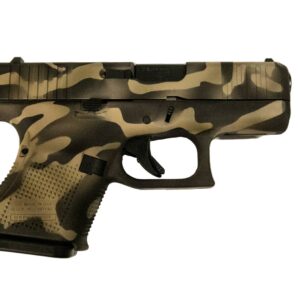 GLOCK 26 GEN 5 G26 HGA 9MM 3.5 IN BBL FS 5LB 3 10RD MAGS CERAKOTE SANDSTORM CAMO SLIDE AND FRAME