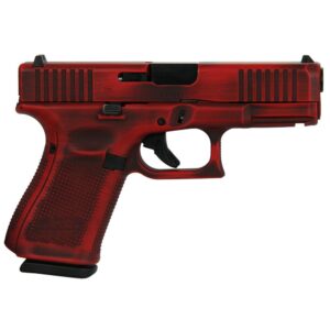 Glock 19 Gen 5 Custom "Distressed Red" Compact Handgun 9mm Luger 15/rd Magazines (3) 4.02" Barrel USA