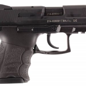 HK 730901KA5 P30SK V1 Lite LEM 9mm Luger 3.27" 10+1 Black Black Interchangeable Backstrap Grip