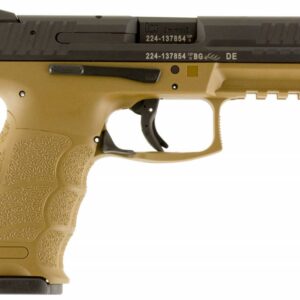 HK 700009FDEA5 VP9 *MA Compliant 9mm Luger 4.09" 10+1 Flat Dark Earth Flat Dark Earth Interchangeable Backstrap Grip