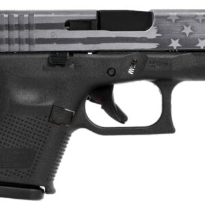 GLOCK 27 G27 GEN 5 HGA 40 S&W 3.43 IN BBL  5.5LB 3 9RD ELITE TITANIUM BATTLE FLAG CERAKOTE
