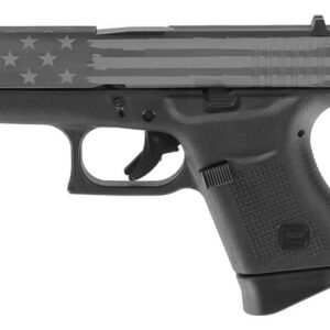 GLOCK 26 GEN 5 G26 HGA 9MM 3.5 IN BBL  5LB 3 10RD MAGS ELITE TITANIUM BATTLE FLAG CERAKOTE SLIDE