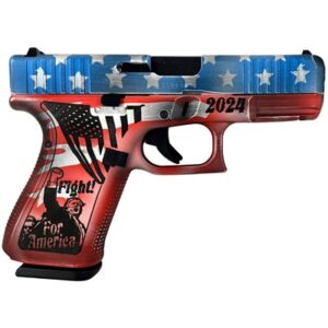GLOCK 19 GEN5 9MM 4.02'' BBL (3)15RD DISTRESSED RWB TRUMP