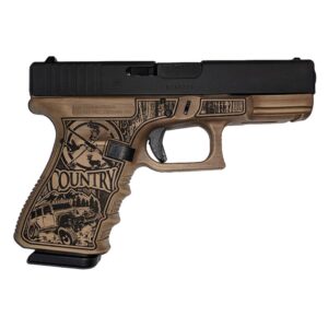 Glock 19 Gen 3 Custom "Bourbon Country" Handgun 9mm Luger 15rd Magazines (2) 4.02" Barrel Austria