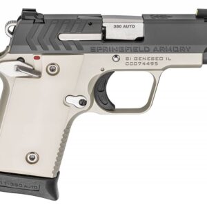 Springfield Armory PG9109PG 911  380 ACP 2.70" 6+1 & 7+1 Platinum Hardcoat Anodized Frame Graphite Gray Cerakote Stainless Steel Slide Ivory G10 Grip