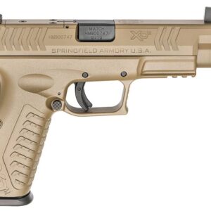Springfield Armory XDMT9459FHCOSP XD-M  9mm Luger 4.50" 19+1 Flat Dark Earth Cerakote Steel, Interchangeable Backstrap Grip