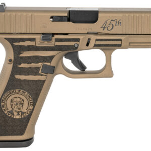 Glock PA455S204PRESBB G45 Gen5 Compact Frame 9mm Luger 17+1 4.02" Black GMB Barrel Serrated Steel Slide Polymer Frame w/Picatinny Rail, Ambidextrous