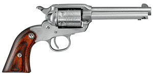 RUGER BEARCAT 22LR 4" FS - STAINLESS HARDWOOD