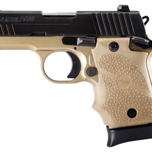 Sig Sauer 9389CBT P938 Micro-Compact Combat Single 9mm Luger 3" 7+1 Flat Dark Earth Polymer Grip Black Nitron Stainless Steel