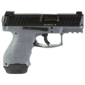 H&K VP9SK HGA 9MM 3.39" BBL GREY SUBCOMPACT 1/12 1/15RD MAG