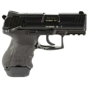 H&K P30SKS  HGA 9MM 3.27" BBL V3 DA/SA BLACK SUBCOMPACT 1/12 1/15RD MAGS