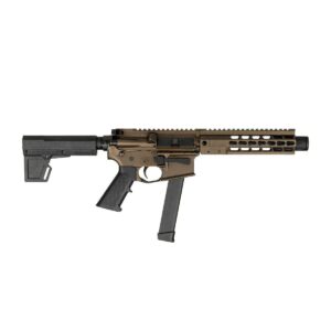 BRIGADE MFG BM-9 HGA 9MM 9IN BBL 8IN U-RAIL FORGED MIDNIGHT BRONZE KAK M2 BRACE MINI CAN 33RD