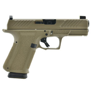SHADOW SYSTEMS MR920 COMBAT SLD DTAIL DLC HGA 9MM 4IN SPIRAL UNTHRD BRONZE BBL FDE FRAME 2/15RD MAGS