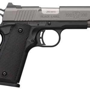 BROWNING 1911-380 BLACK LABEL PRO 380 AUTO 4.25" BBL BLACK/TUNGSTEN RAIL 8/RD MAG