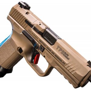 Century HG4617DN Canik TP9 Combat 9mm Luger 4.73" 15+1 18+1 Desert Tan Desert Tan Interchangeable Backstrap Grip