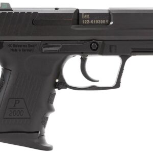 HK 704302LEA5 P2000SK V2 LEM *CA Compliant 40 S&W 3.26" 9+1 Black Black Interchangeable Backstrap Grip
