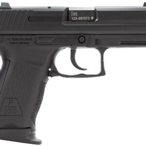 HK 704303LEA5 P2000SK *CA/MA Compliant 40 S&W 3.26" 9+1 Black Black Interchangeable Backstrap Grip No Manual Safety