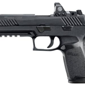 Sig Sauer 320F9BRX P320 Full Size RX Double 9mm Luger 4.70" 17+1 Romeo1 Black Polymer Grip/Frame Black Nitron Stainless Steel