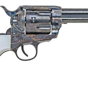 TRADITIONS 1873 BILL TILGHMAN FRONTIER HGR 45 LC 4.75 IN BBL CCH WHITE GRIP