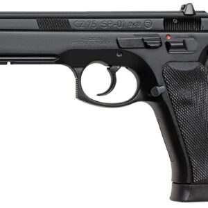 CZ  75 SP-01 HGA 9MM LIGHT RAIL NS 4.6 IN BBL BLK 2/18RD MAGS