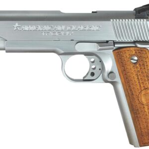 AMERICAN CLASSIC HGA 45ACP 5" BBL 1911 TROPHY GOV'T ADJ SITES HARD CHROME 8RD (35199)