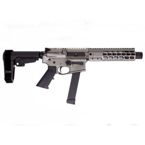 BRIGADE MFG BM-9 HGA 9MM 9IN BBL 8IN U-RAIL FORGED TUNG GREY SBA3 BRACE 33RD GLOCK MAG