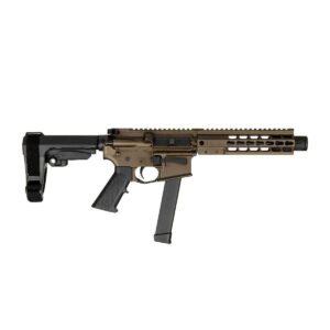 BRIGADE MFG BM-9 HGA 9MM 9IN BBL 8IN U-RAIL FORGED MIDNIGHT BRONZE SBA3 TACTICAL BRACE MINI CAN 33RD