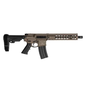 BRIGADE MFG AR HGA 5.56 10.5IN BBL 10IN RAIL FORGED FDE SBA3 BRACE 30RD A2 FLASH HIDER