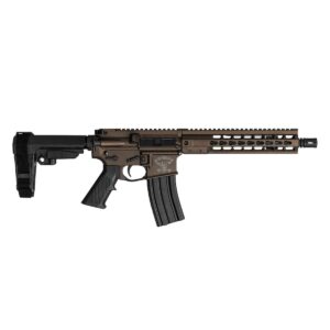 BRIGADE MFG AR HGA 5.56 10.5IN BBL 10IN RAIL FORGED MIDNIGHT BRONZE SBA3 BRACE 30RD A2 FLASH HIDER