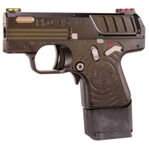 HEIZER POCKET PKO-45 HGA 45ACP SEMI 5 RD CHAMPAIGN BBL & SLIDE HIvIZ LGHTWA SGHTS 5RD & 7RD EX MAG