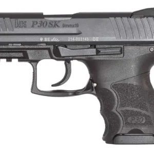 H&K P30SK HGA 9MM 3.27" BBL V3 DA/SA BLACK NS 3/10RD MAGS