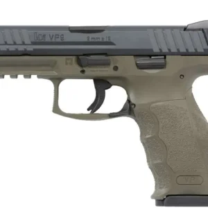H&K VP9 HGA 9MM 4.09" BBL NS GREEN 3/10RD MAGS