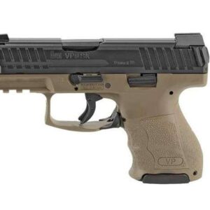 H&K VP9SK HGA 9MM 3.39" BBL FDE NS SUBCOMPACT 1/15 2/12RD MAGS