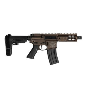 BRIGADE MFG AR HGA 5.56 5IN BBL 5IN RAIL FORGED MIDNIGHT BRONZE SBA3 BRACE 30RD A2 FLASH HIDER