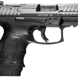 H&K VP9SK-B HGA 9MM 3.39" BBL OR NS BLACK SUBCOMPACT 1/15 2/12RD MAGS