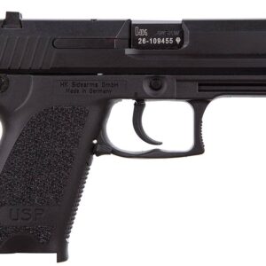 HK M704031A5 USP40C V1 40 S&W 3.58" 12+1 Black Black Polymer Grip