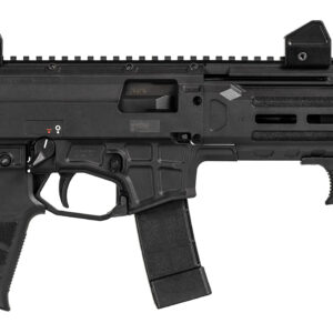 CZ-USA 91420 Scorpion 3+ Micro  9mm Luger Caliber with 4.20" Threaded Barrel, 20+1 Capacity, Overall Black Finish & Polymer Receiver/Grip Right Hand