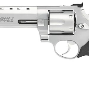 Taurus 2454069M 454 Raging Bull 454 Casull 5 Round 6.50" Stainless Black Rubber Grip