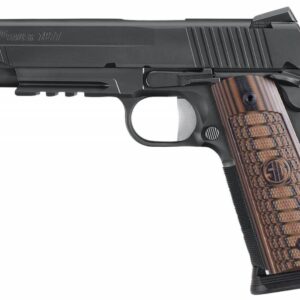 Sig Sauer 1911R45SEL 1911 Select 45 ACP Single 5" 8+1 Brown G10 Grip Black Nitron Stainless Steel Slide