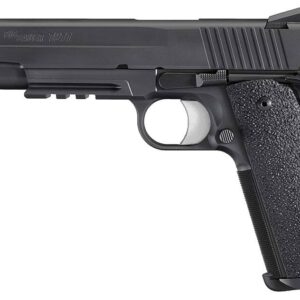 Sig Sauer 1911R45TACOPSTB 1911 Full Size Tacops 45 ACP Single 5.60" TB 8+1 Black Ergo XT Grip Black Nitron Stainless Steel Slide