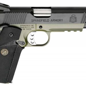 SPRINGFIELD 1911-A1 OPERATOR MC NS HGA 45 AUTO 5 IN BBL  OD/BLK W/RANGE BAG 2/MAG