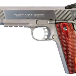 COLT MODEL O RAIL GUN HGA 45ACP 5IN BBL SS WHITE DOT CARRY NOVAK SIGHTS
