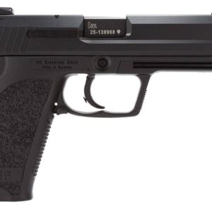 HK M704501TA5 USP45T V1 Tactical 45 ACP 5.09" 12+1 Black Steel Black Polymer Grip