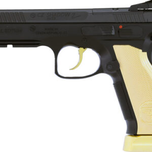 CZ SHADOW 2 GOLD DIGGER OR 9MM - FS 19 SHOT NITRIDE GOLD GRIP