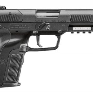 FN 3868929300 Five-seveN 5.7x28mm 4.8" 20+1 Black Matte Black Steel Black Polymer Grip